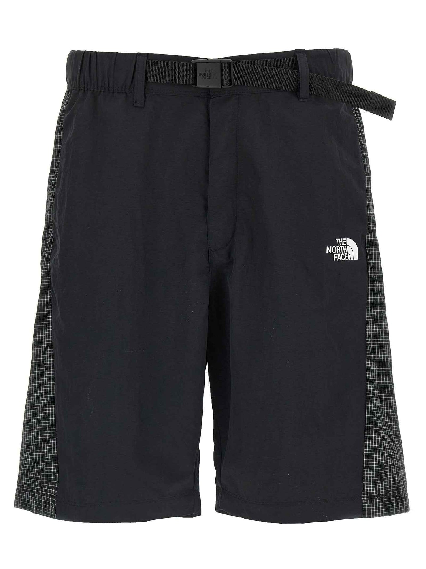 Black Nylon Bermuda Shorts