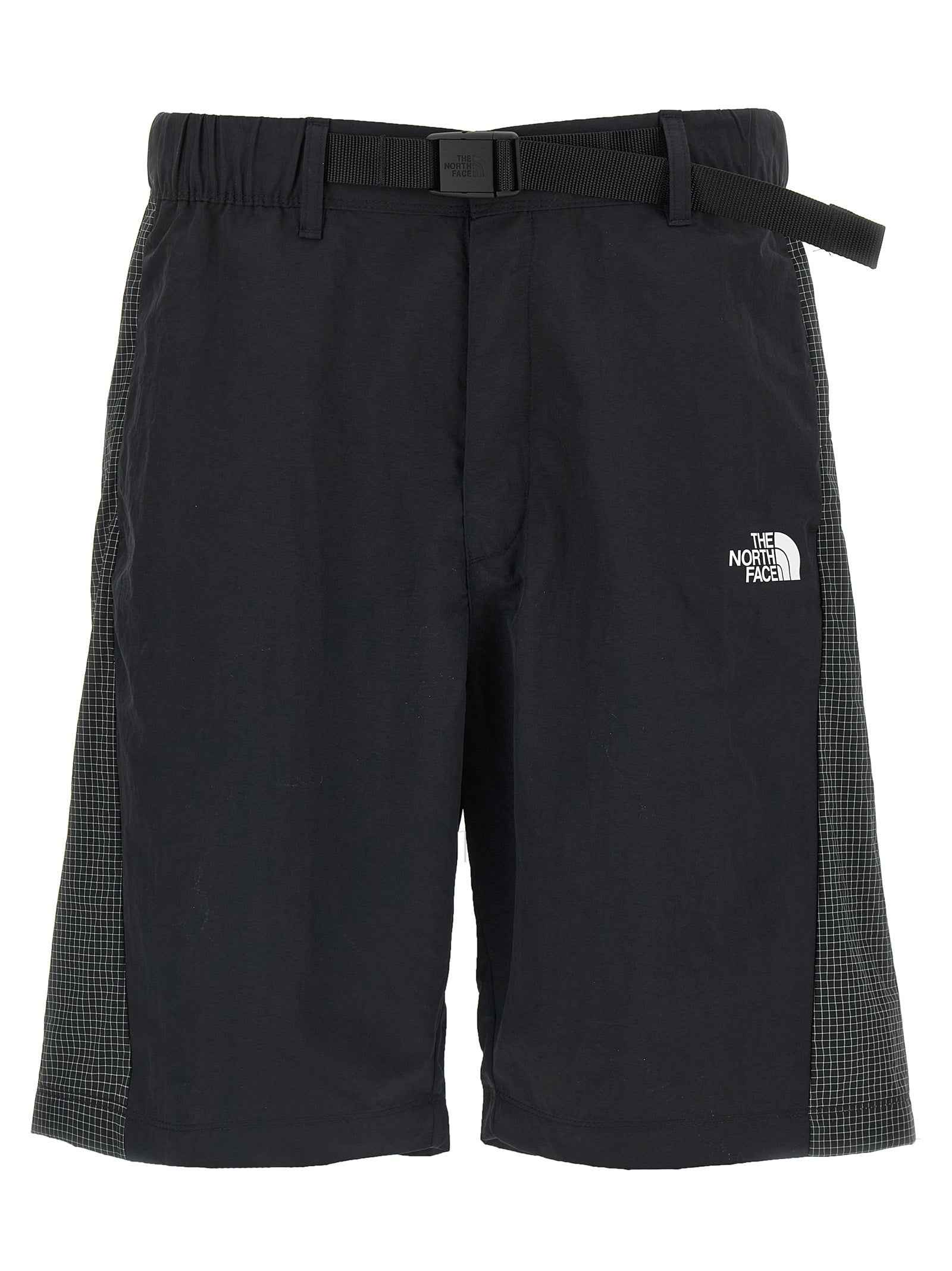 Black Nylon Bermuda Shorts