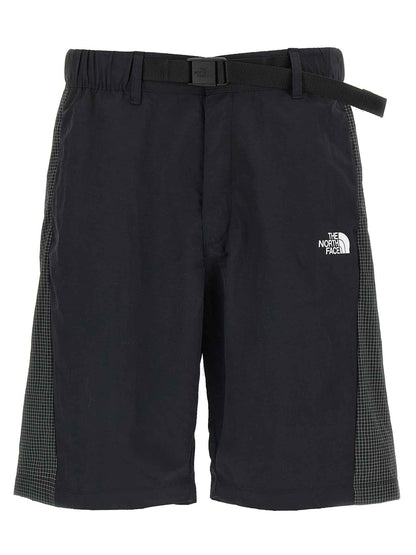 Black Nylon Bermuda Shorts