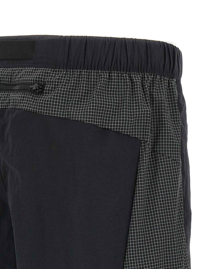 Black Nylon Bermuda Shorts