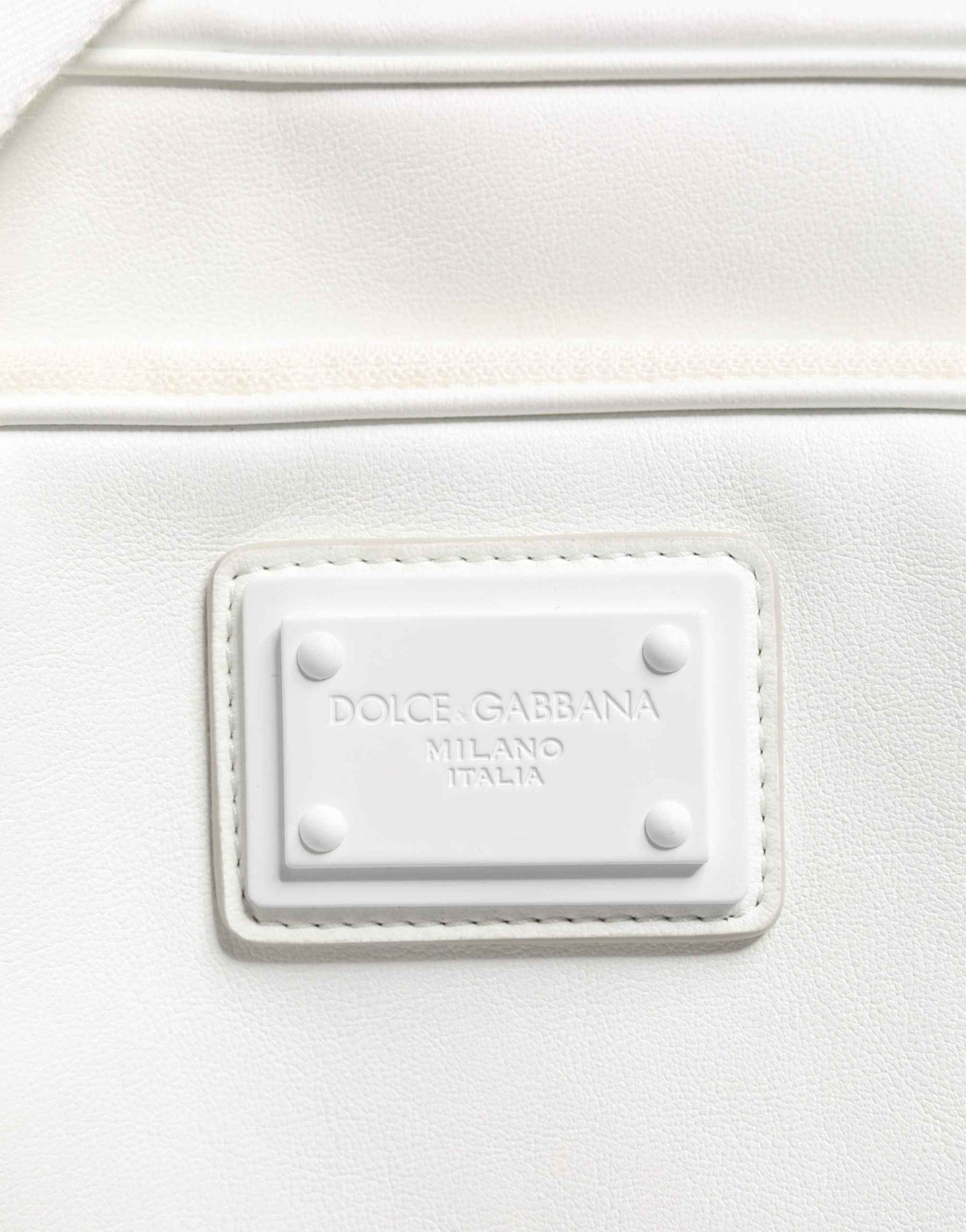 White Logo Plaque Crossbody Shoulder Borse Men Bag