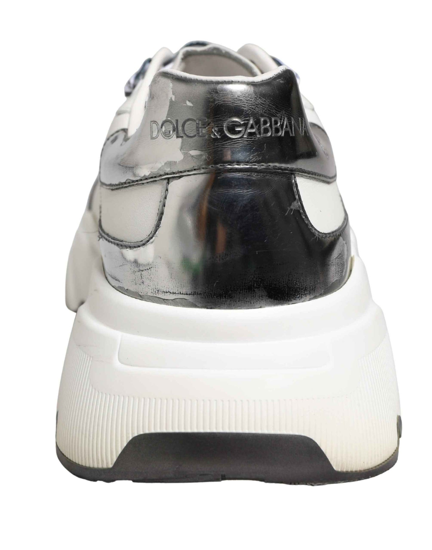 White Silver Daymaster Low Top Men Sneakers Shoes