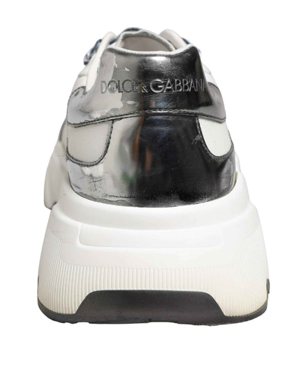 White Silver Daymaster Low Top Men Sneakers Shoes