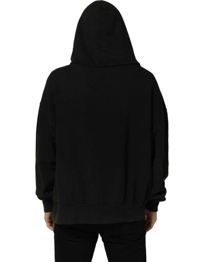 Black DGVIB3 Hooded Sweatshirt Men Sweater