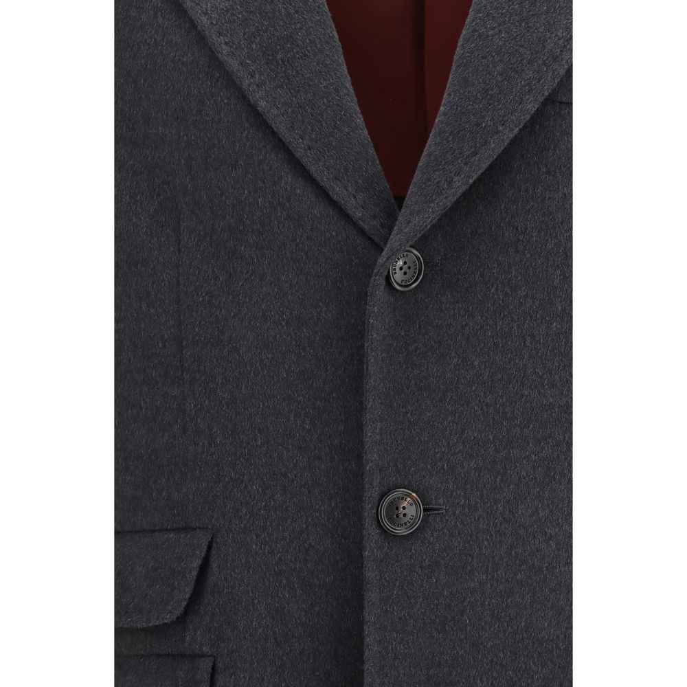 Gray Cashmere Coat