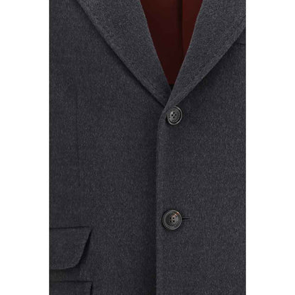 Gray Cashmere Coat