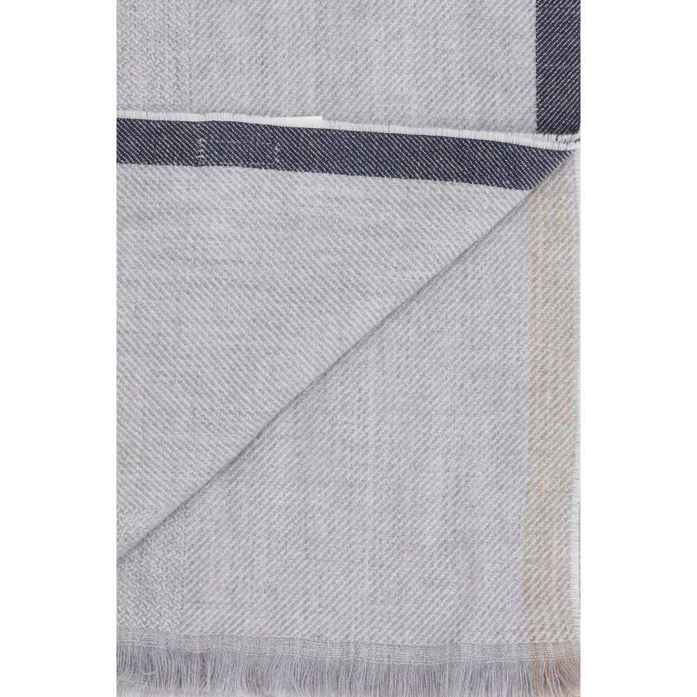 Gray Cashmere Scarf