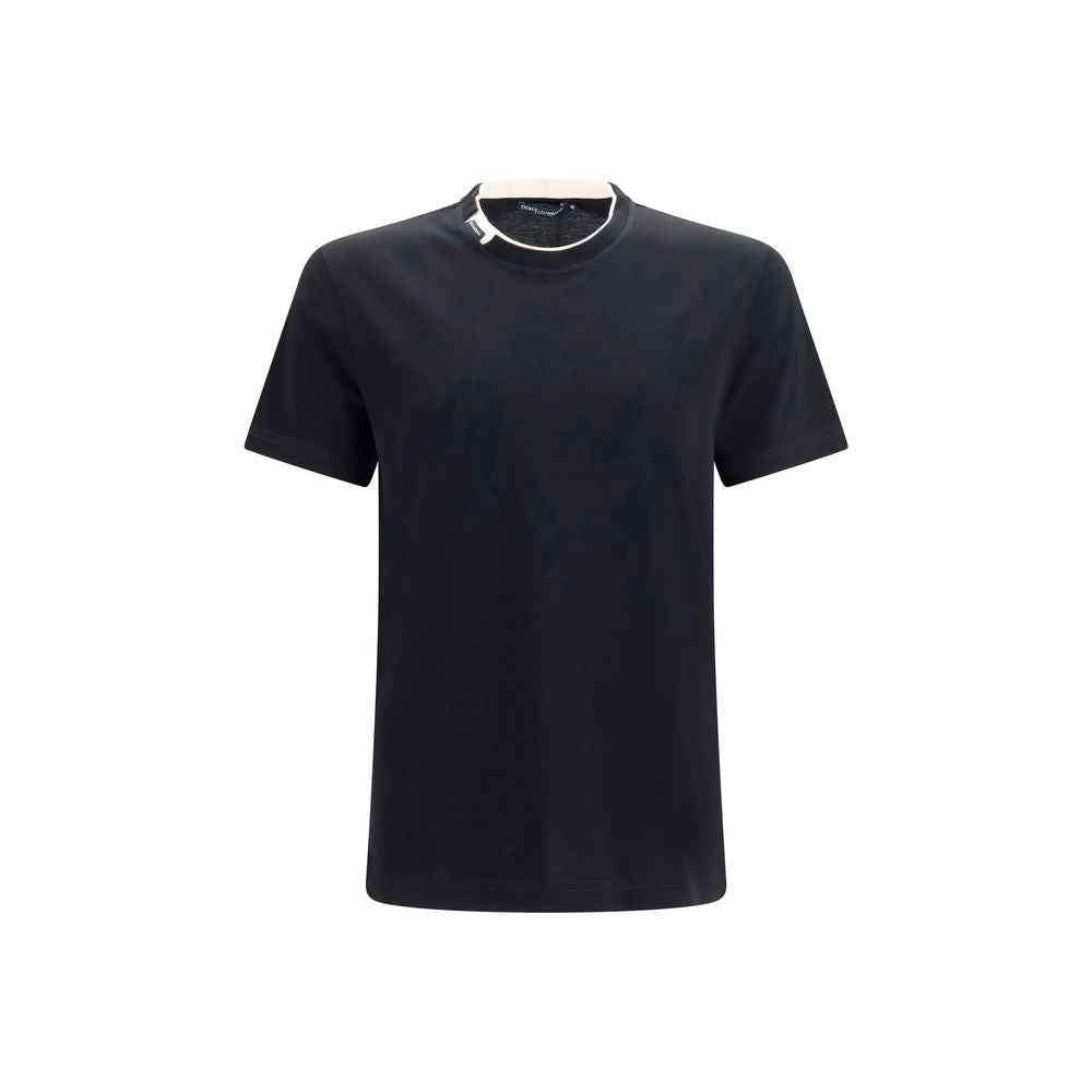 Black Cotton T-Shirt