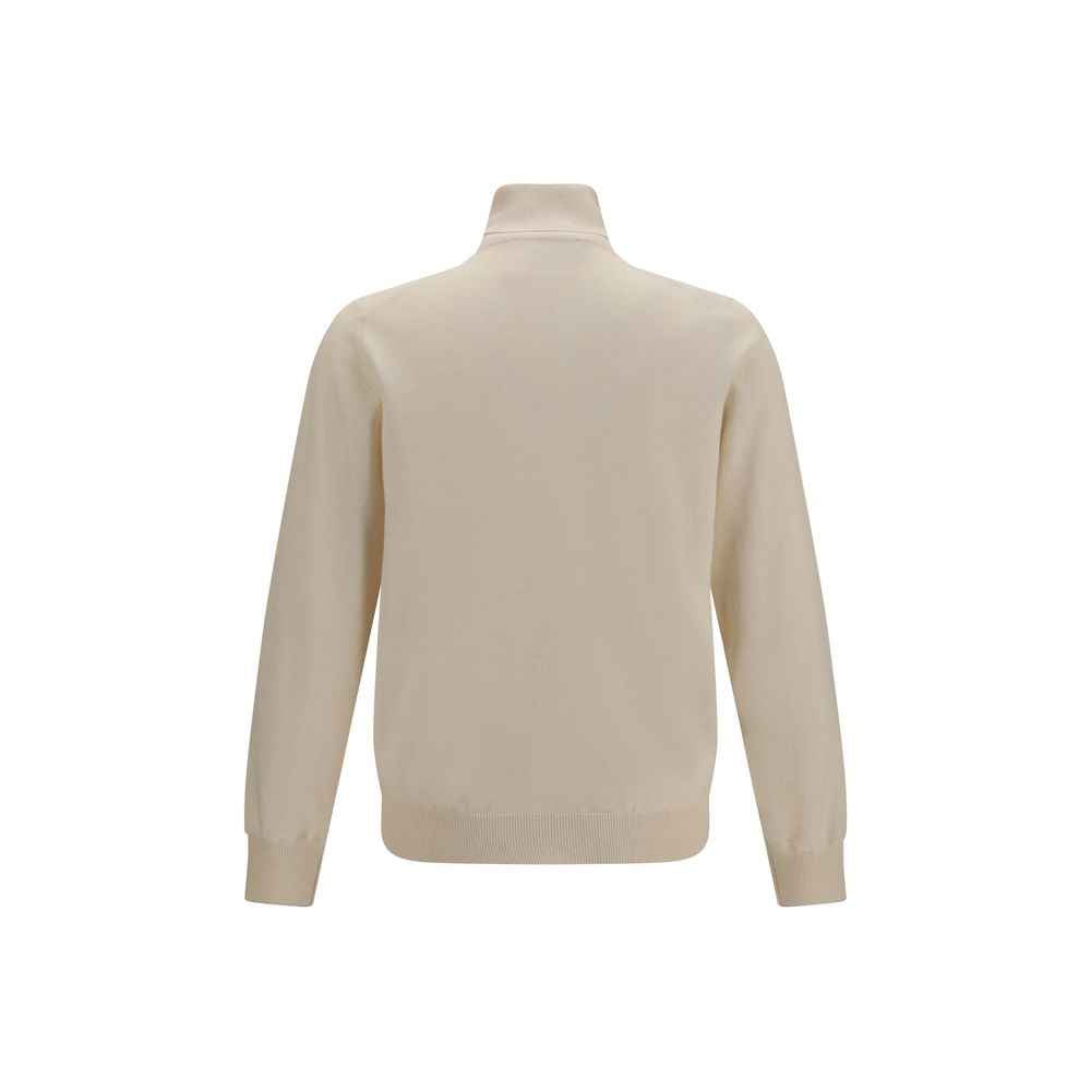 Beige Cashmere Turtleneck