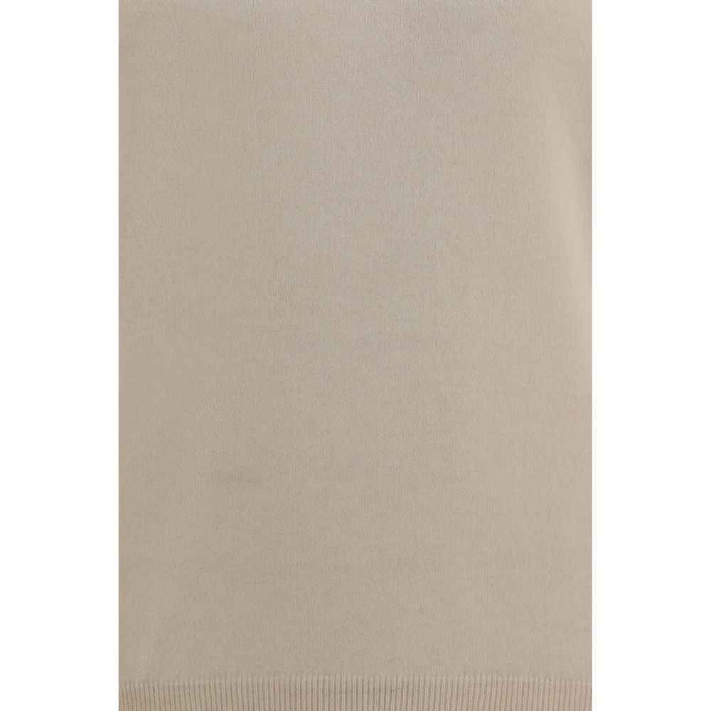 Beige Cashmere Turtleneck