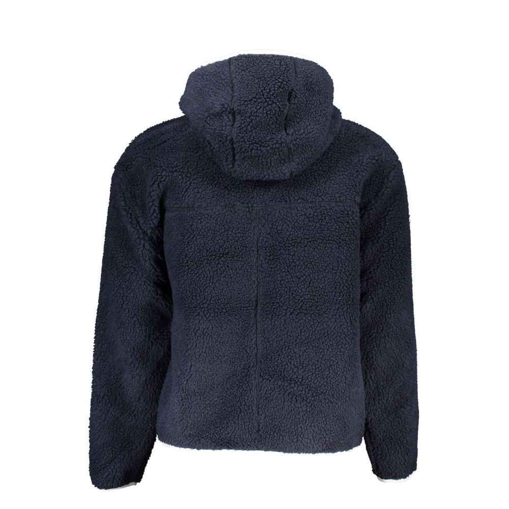 Blue Polyester Men's Jacket