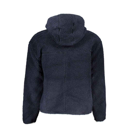 Blue Polyester Men's Jacket