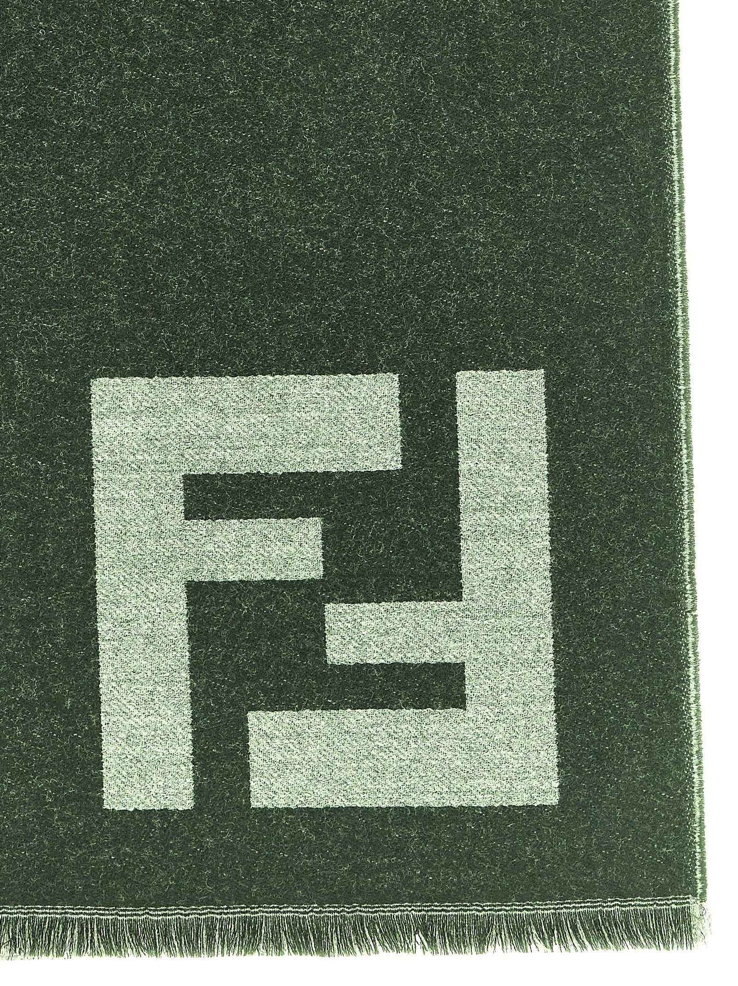 Black Virgin Wool Scarf