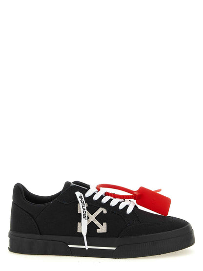 Bicolor Cotton Low Top Sneakers