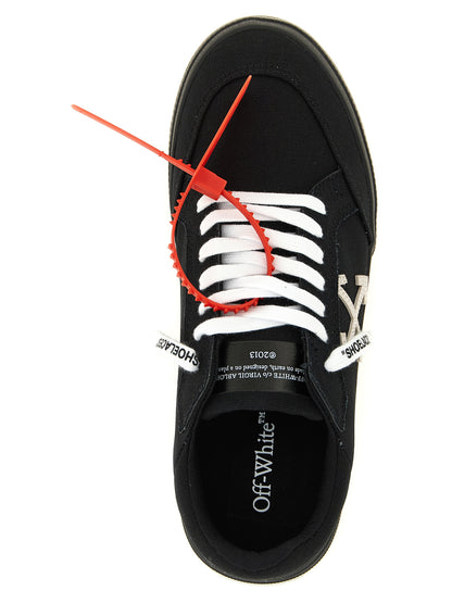 Bicolor Cotton Low Top Sneakers