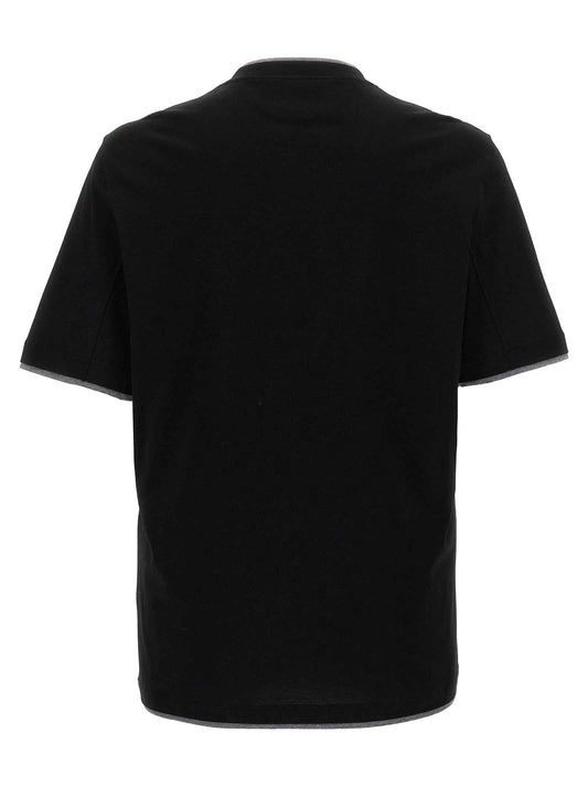Black Cotton T-Shirt