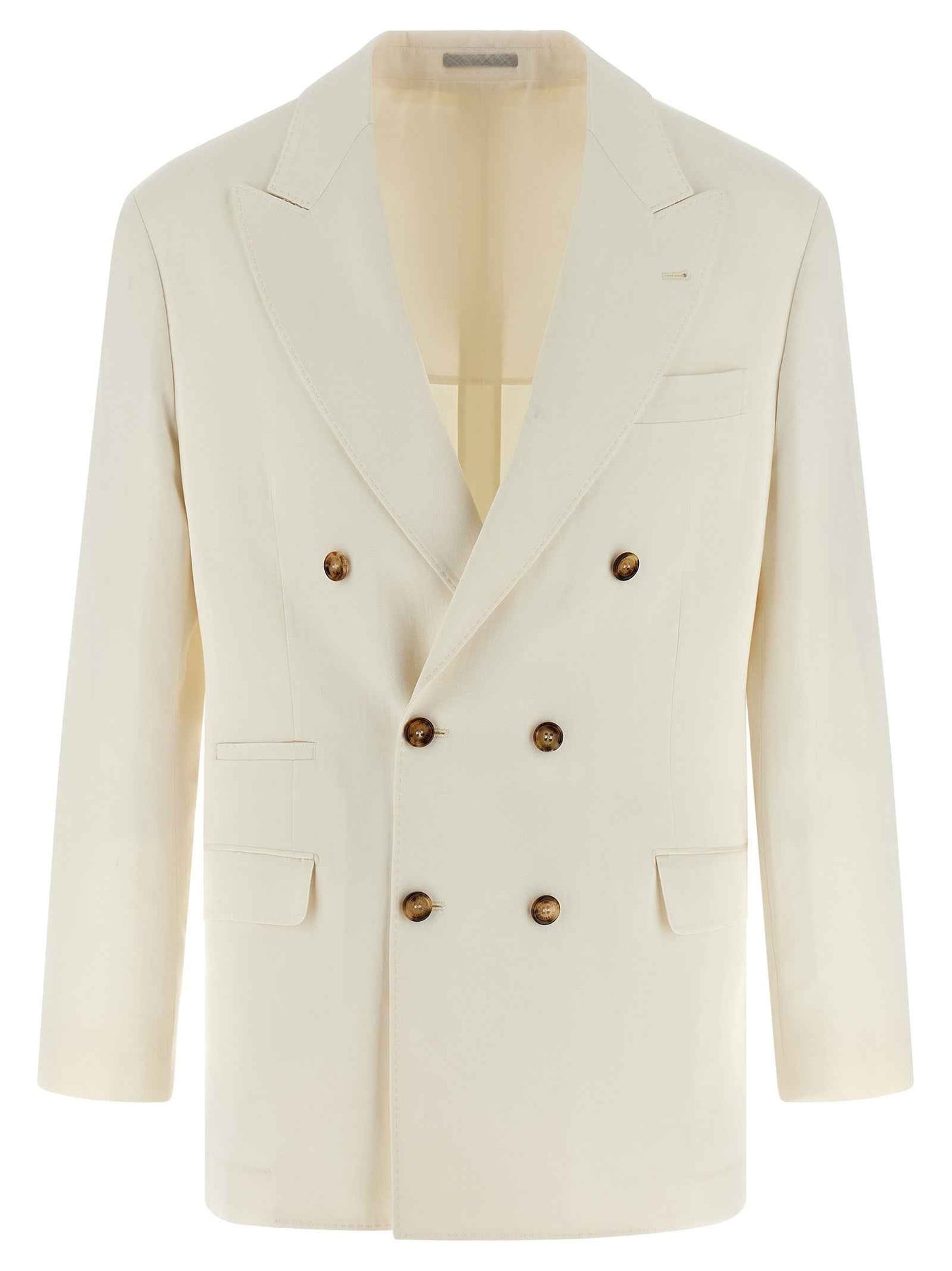 White Silk Blazer