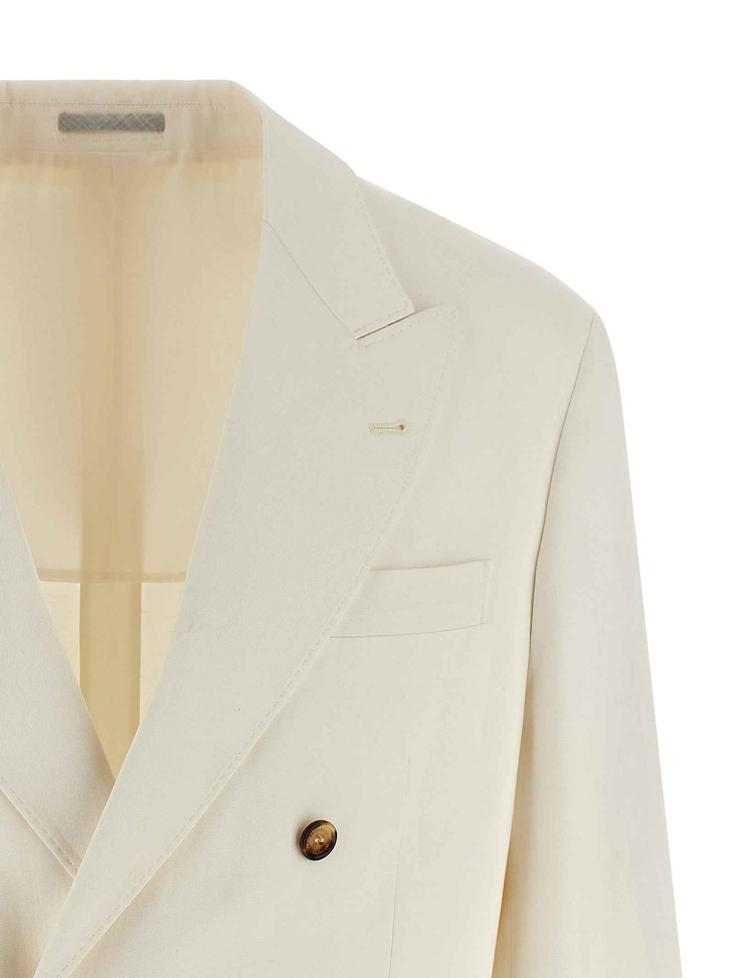 White Silk Blazer