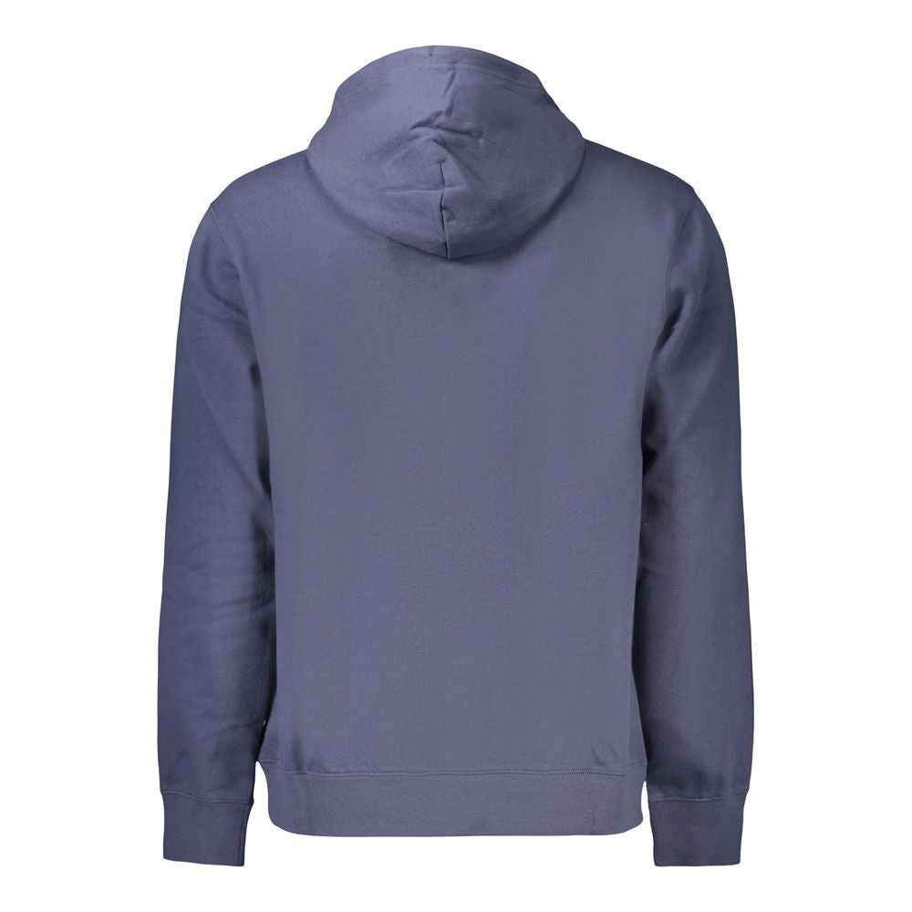 Blue Cotton Men's Sweatshirt
