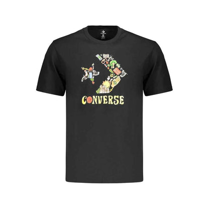 Black Cotton Men's T-Shirt