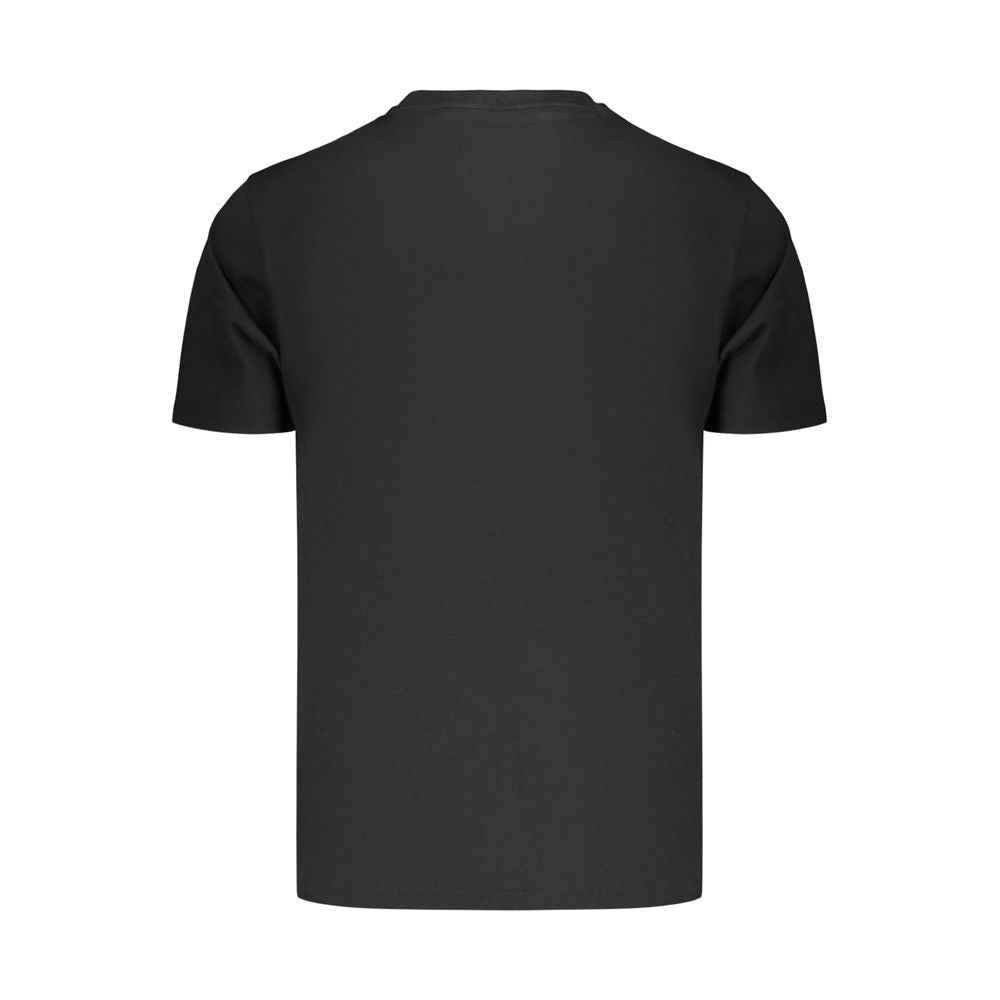 Black Cotton Men's T-Shirt