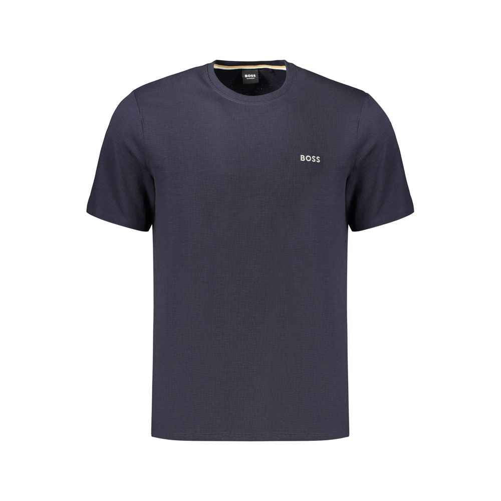Blue Cotton Men's T-Shirt