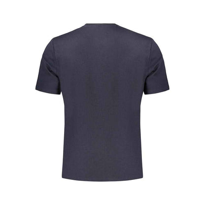 Blue Cotton Men's T-Shirt