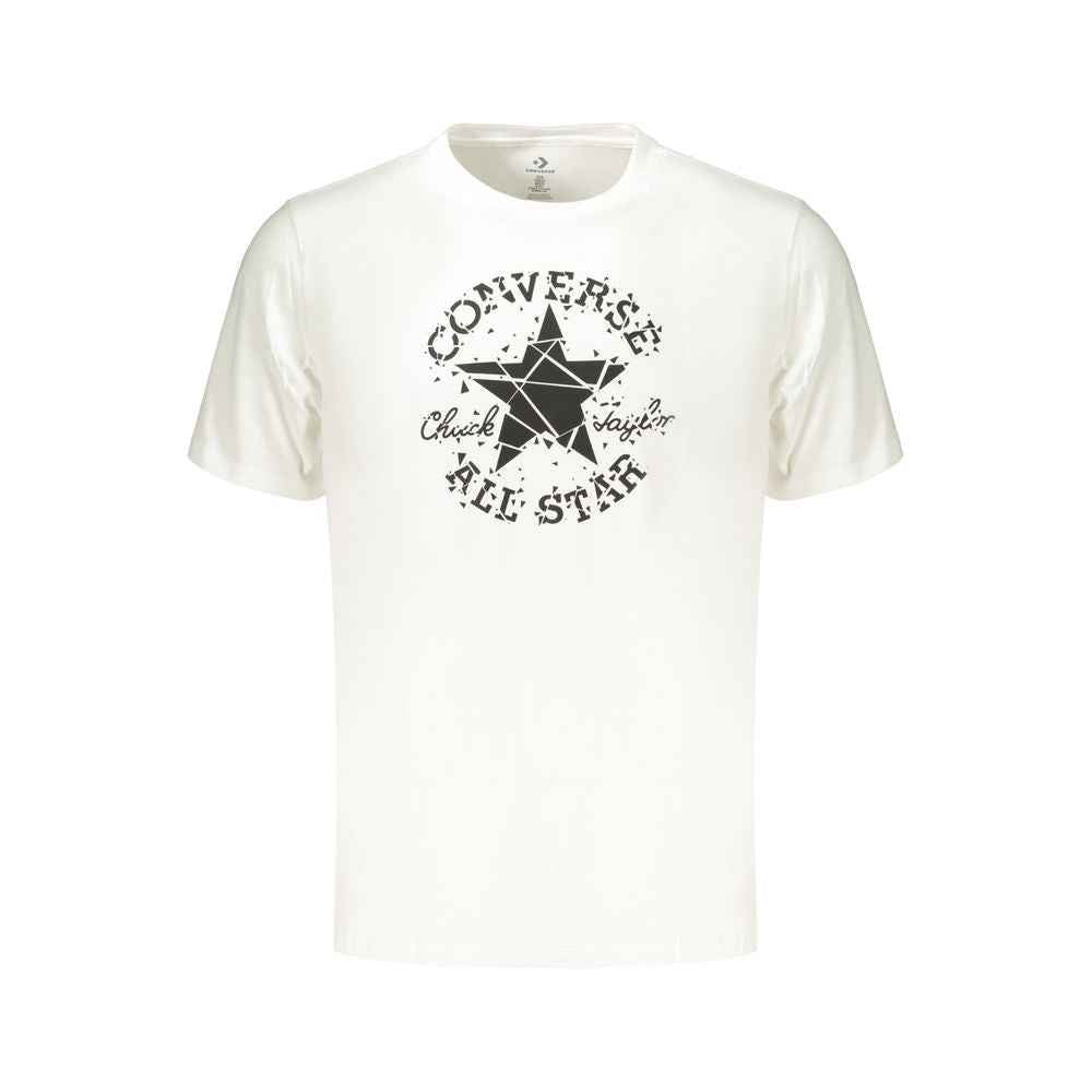 White Cotton Men's T-Shirt