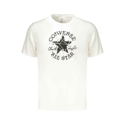 White Cotton Men's T-Shirt