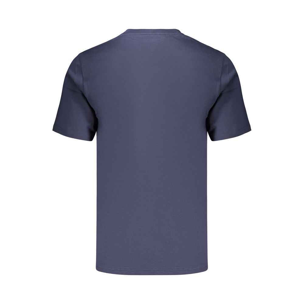 Blue Cotton Men's T Shirt