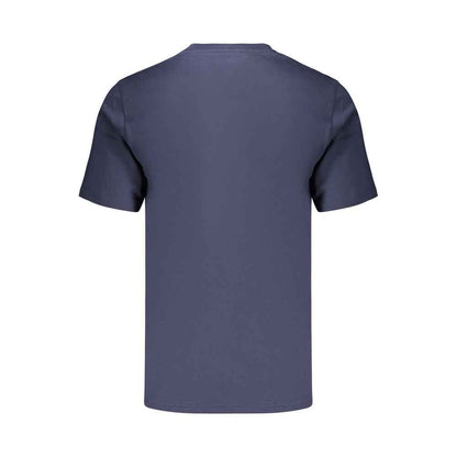 Blue Cotton Men's T Shirt