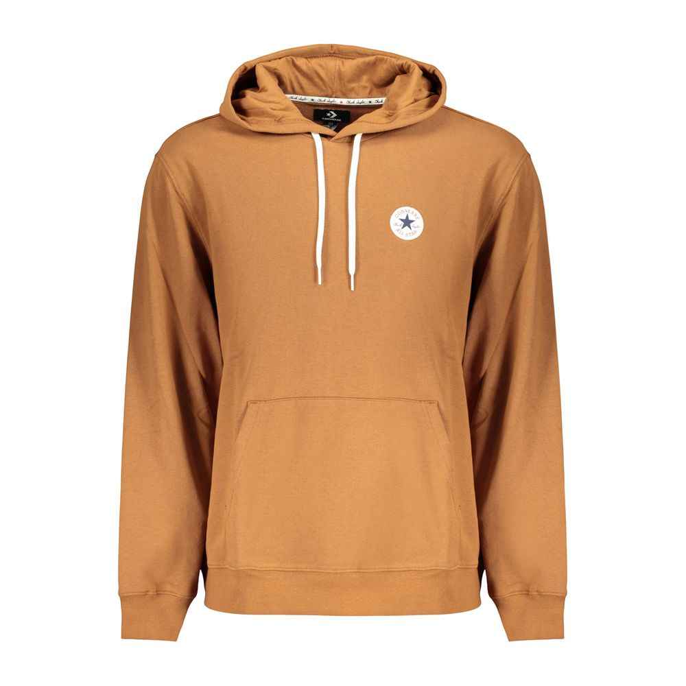 Brown Cotton Male Sweatshirt