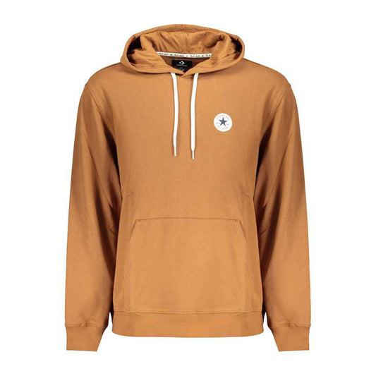 Brown Cotton Male Sweatshirt