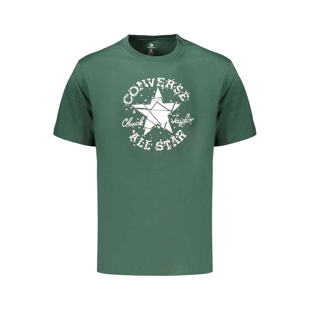 Green Cotton Men's T-Shirt