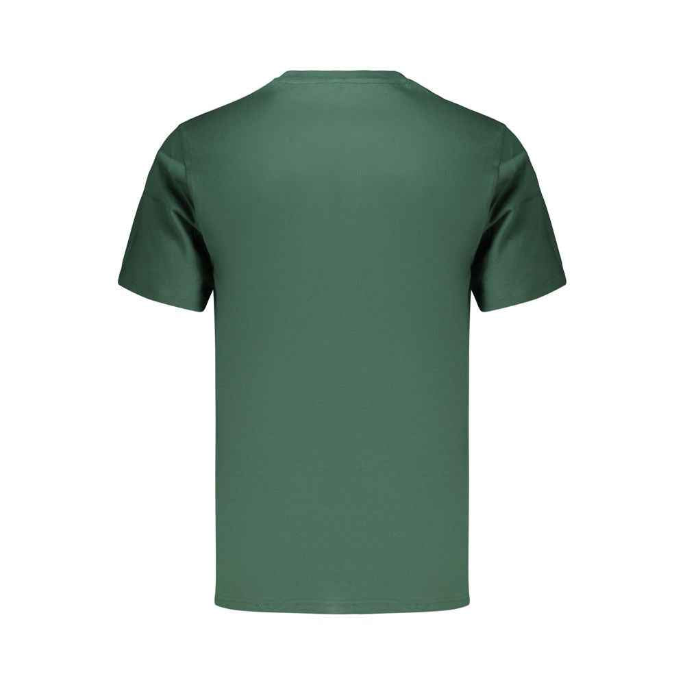 Green Cotton Men's T-Shirt