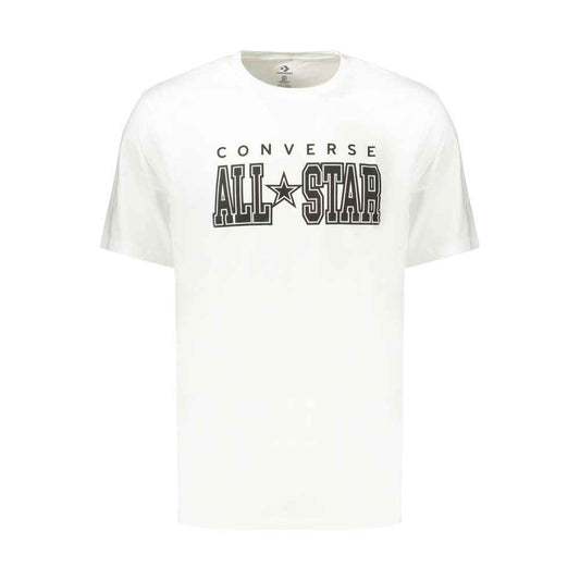 White Cotton Mens T-Shirt