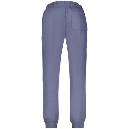 Blue Cotton Men's Trouser