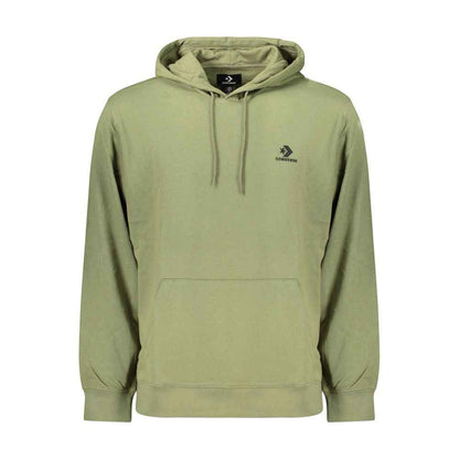 Green Cotton Men's Hoodie