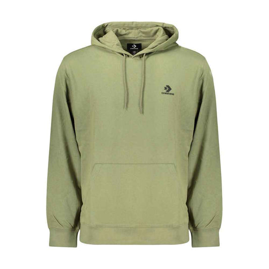 Green Cotton Men's Hoodie