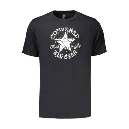 Black Cotton Men's T-Shirt