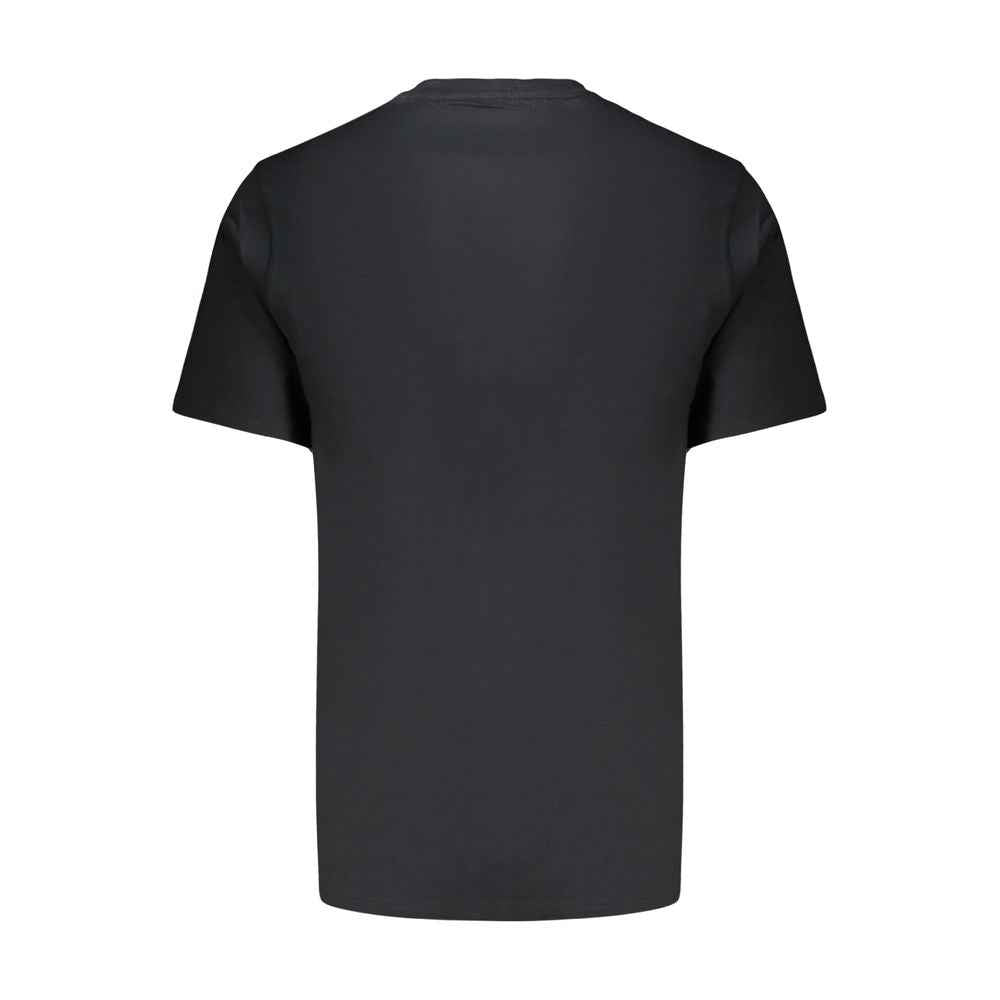 Black Cotton Men's T-Shirt