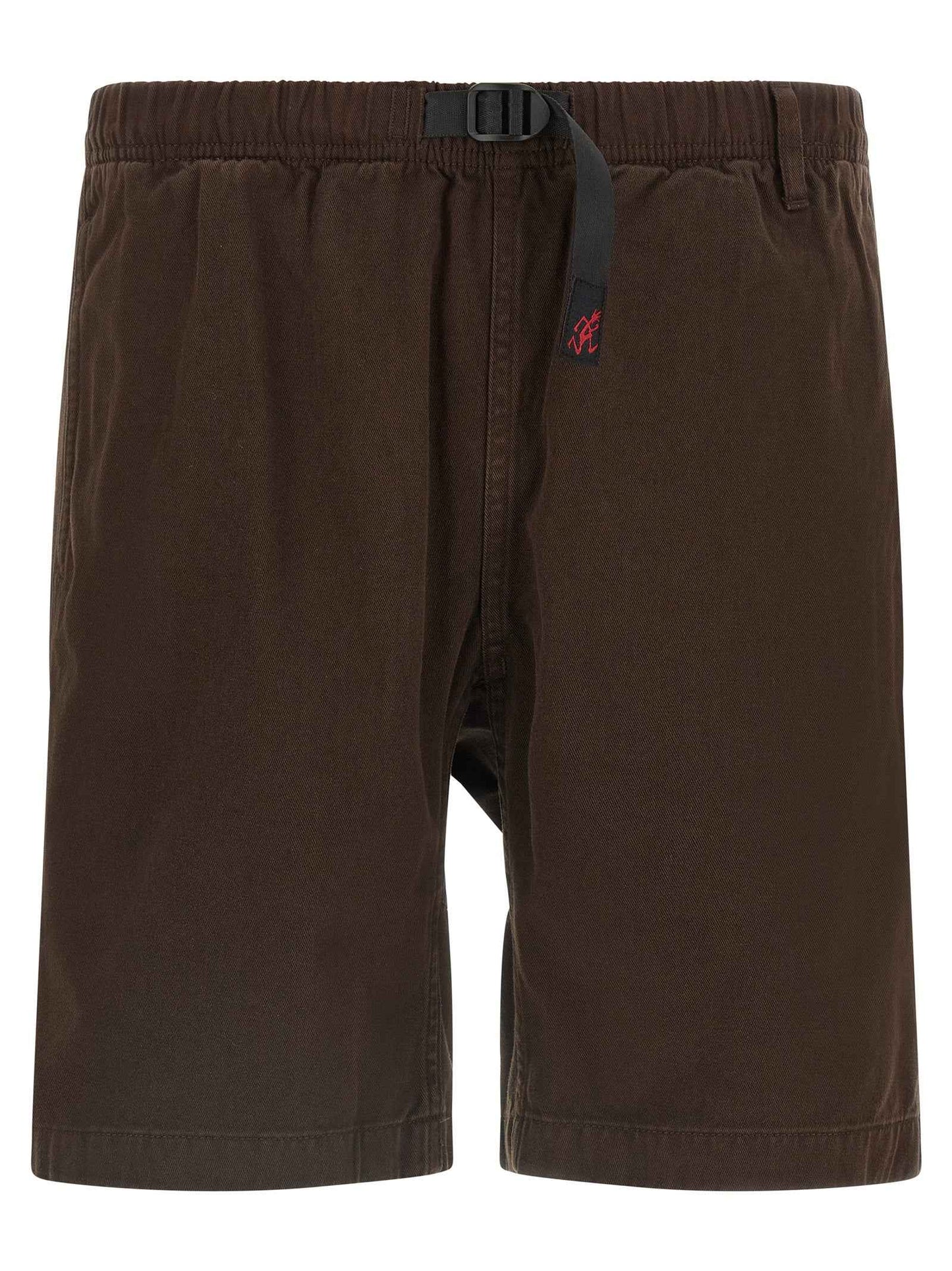 Brown Cotton Bermuda Shorts