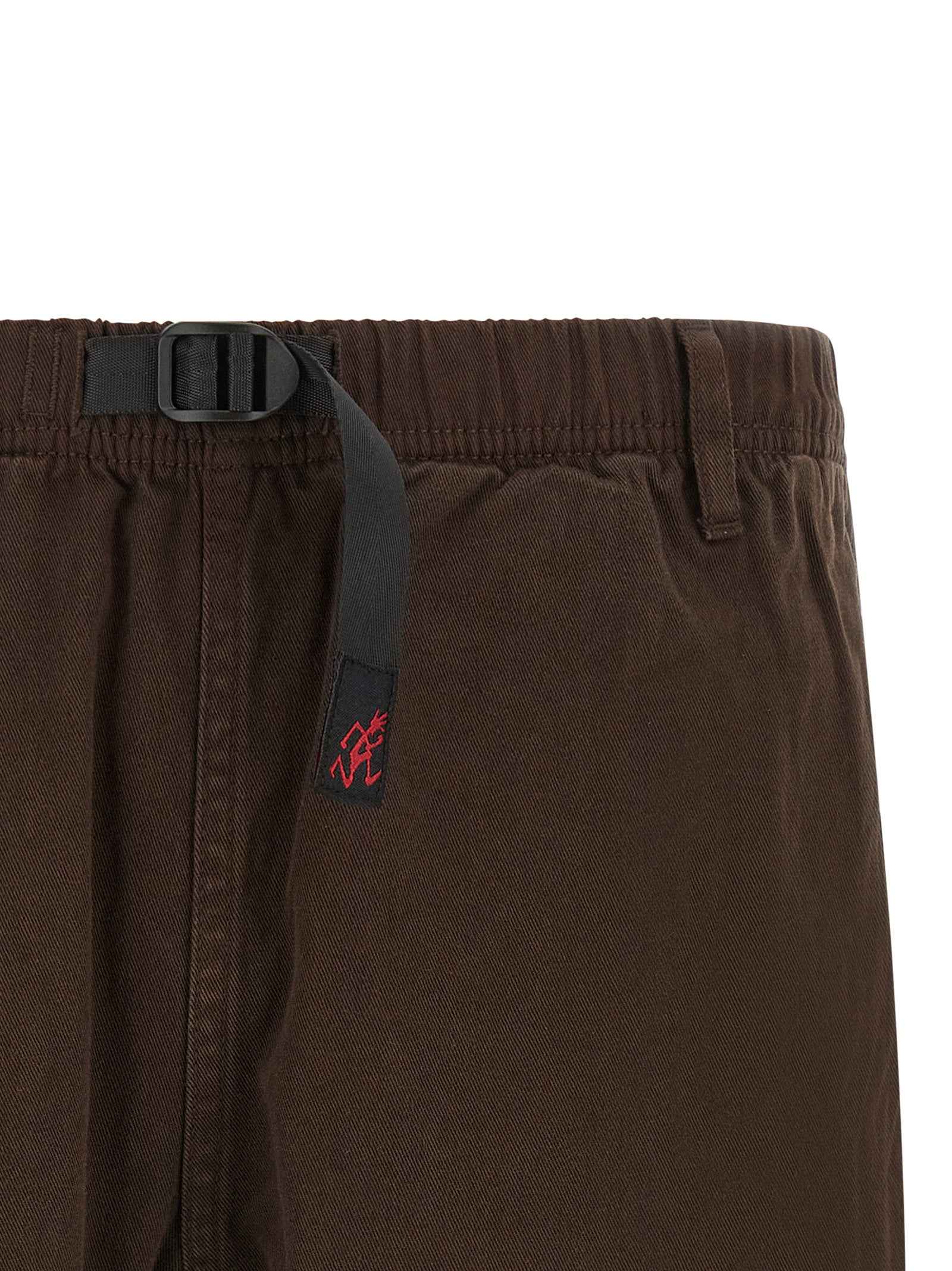 Brown Cotton Bermuda Shorts