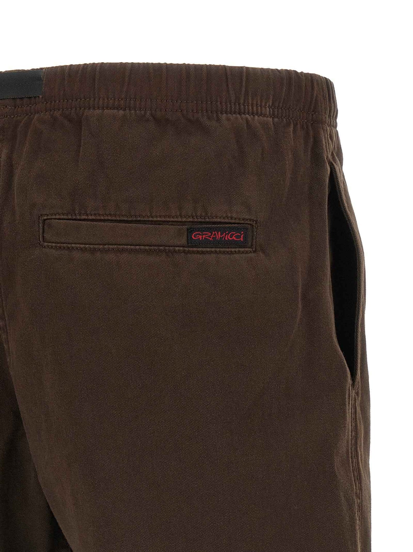 Brown Cotton Bermuda Shorts