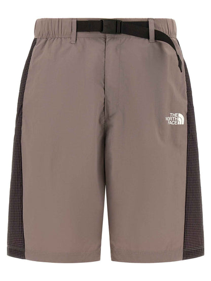 Purple Nylon Bermuda Shorts