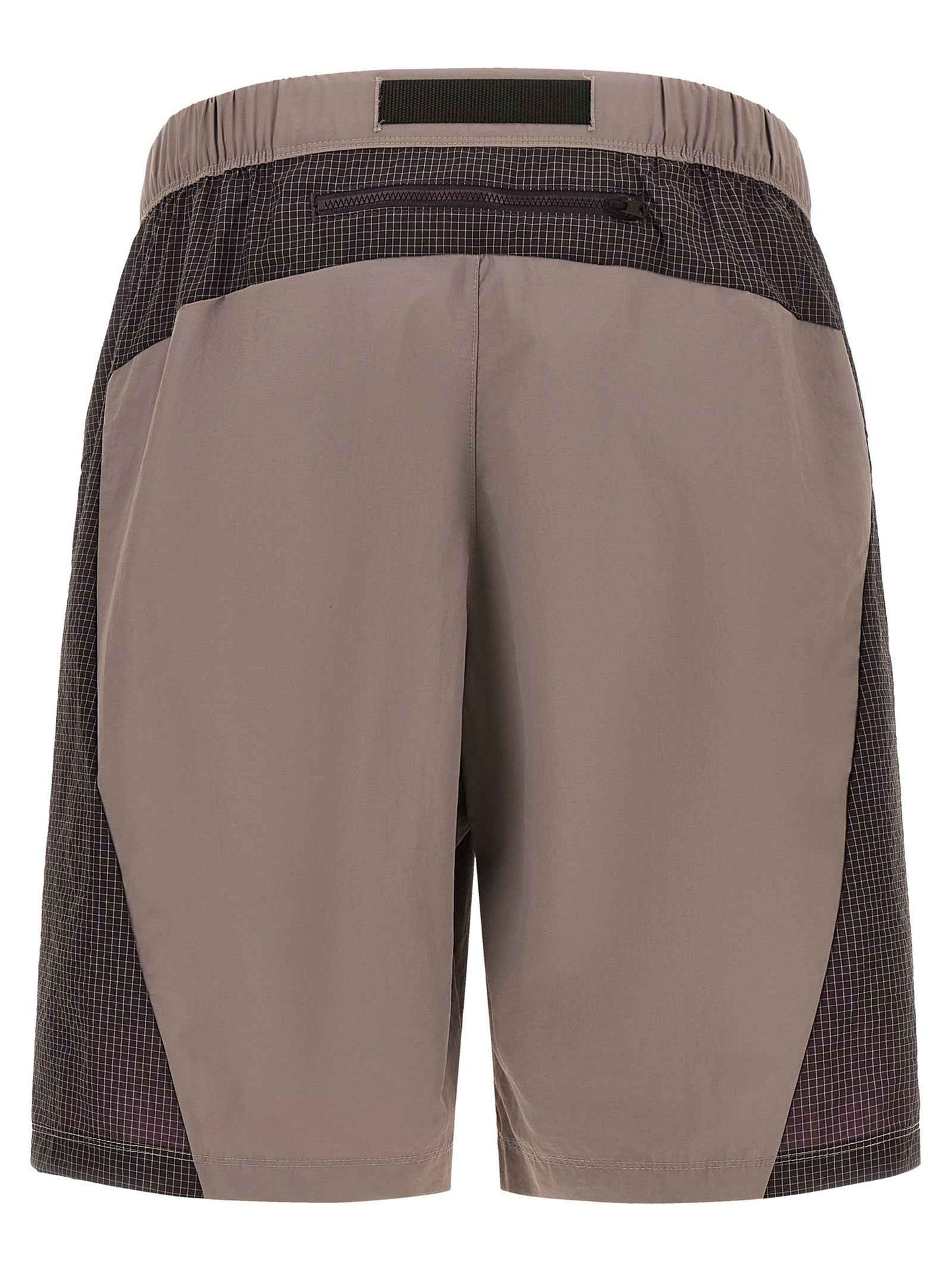 Purple Nylon Bermuda Shorts