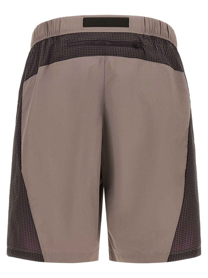 Purple Nylon Bermuda Shorts