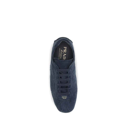 Blue Calf Leather Bos Taurus Athletic Sneakers
