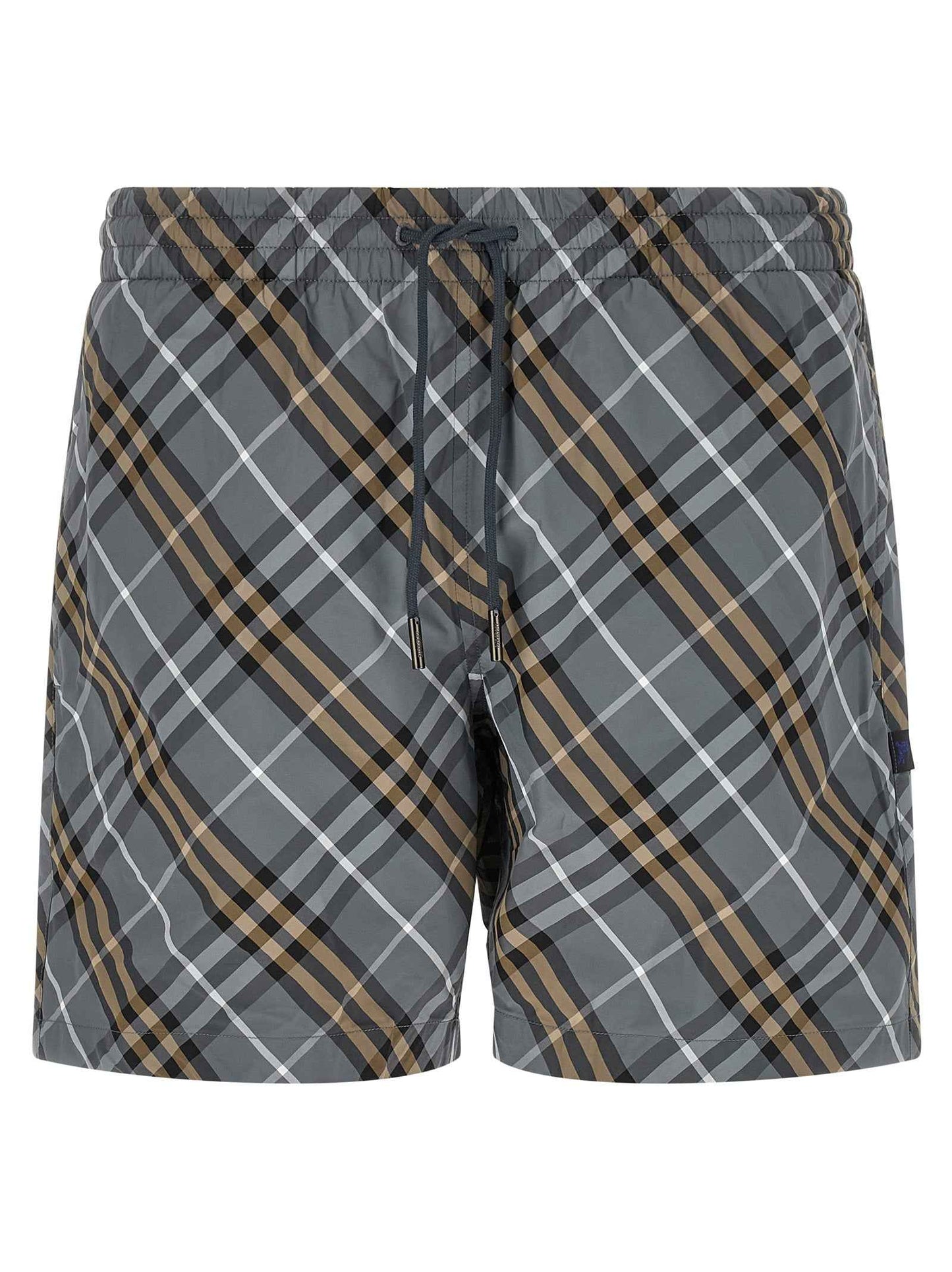 Blue Polyamide Bermuda Shorts