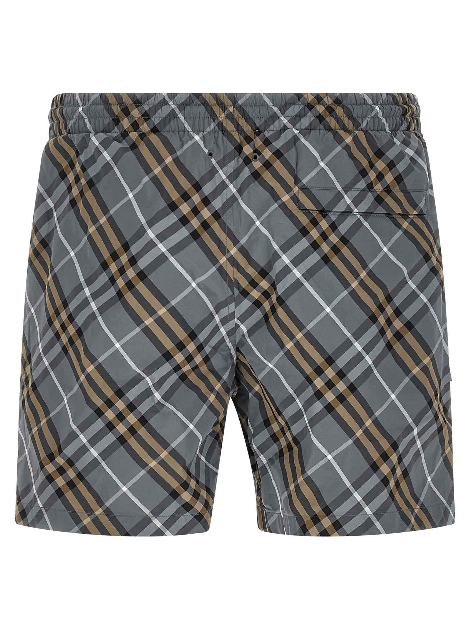 Blue Polyamide Bermuda Shorts